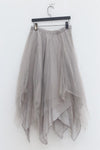 Marc Le Bihan 2590 series triple silk skirt collection French handmade MLB-2590-ZZHUI PEARL GREY